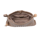 Romeo shoulder bag in mushroom