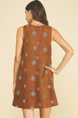 Josie mini dress in camel