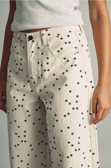 Dottie barrel pant in ecru
