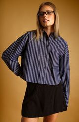 Sloane button up shirt in navy