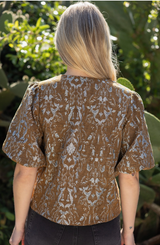 Lucienne top in brown