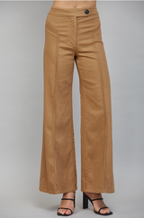 Camille high waisted flare in sand