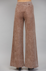 Margo wide leg pant in brown