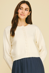 Clara cardigan in ivory