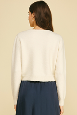 Clara cardigan in ivory