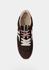 Sarah suede sneaker in brown