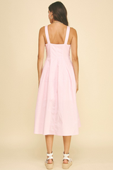 Georgia midi in pink