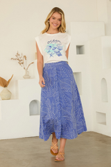 Wesley skirt in blue