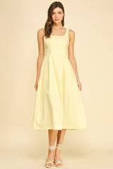 Georgia midi in yellow