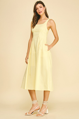 Georgia midi in yellow