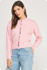 Candy cardigan in pink