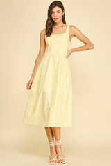 Georgia midi in yellow