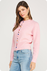 Candy cardigan in pink
