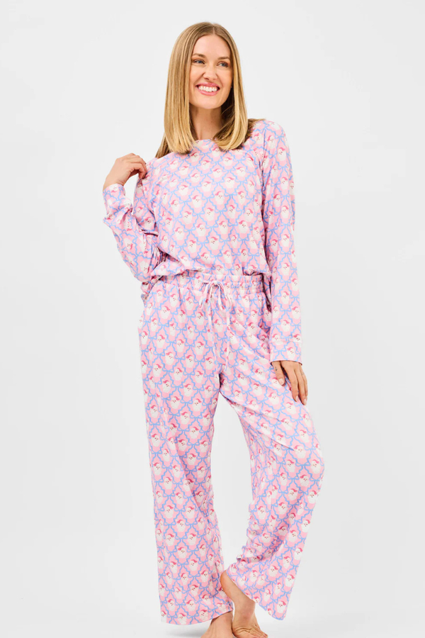 Santa baby pant in pink