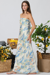 Felicity maxi dress in blue