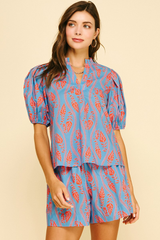 Lexi puff sleeve top