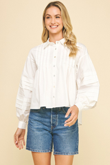 Taylor Blouse in White