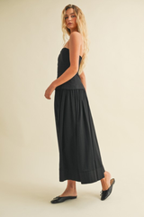 Arianna midi dress in black