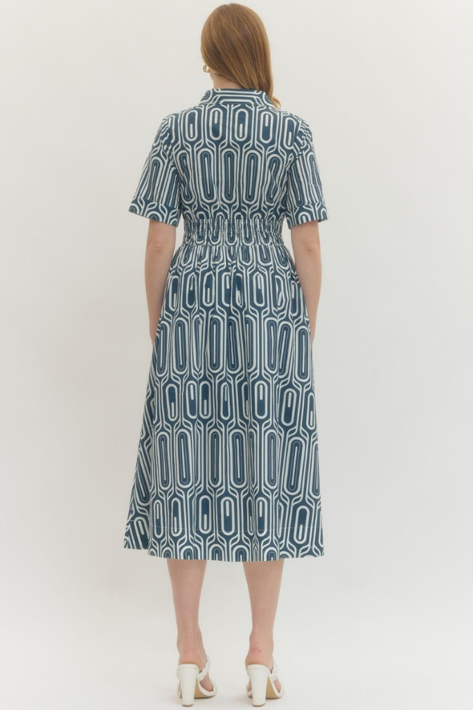 harper dress blue Sasha Therese