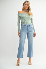 Rachel 90's straight cut Jean