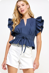 Cameron top in navy