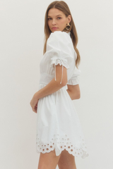Lola dress in white