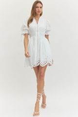 Lola dress in white