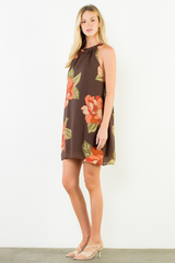 Ida mini dress in brown