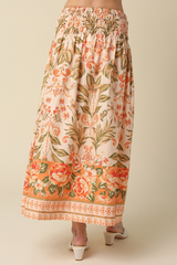 Ava printed skirt