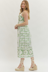 Leslie dress in green