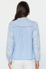 Eva button down blouse