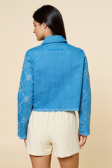 Masie jacket in blue