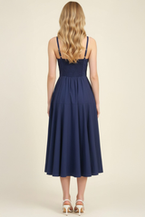 Skylar midi dress in navy