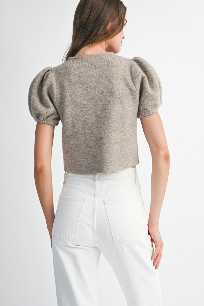 Becca puff sleeve sweater