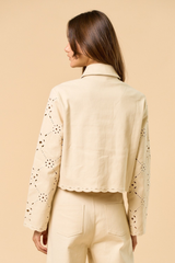 Masie jacket in cream