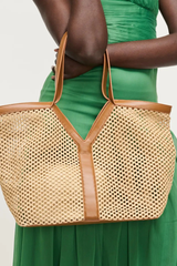 Naida tote in natural