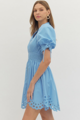 Lola dress in blue