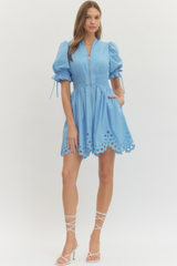 Lola dress in blue