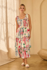 Summer printed dress