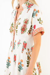 Sally floral mini dress