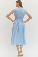 Faye dress in light blue