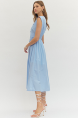 Faye dress in light blue
