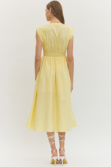 Faye dress in yellow