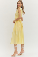 Faye dress in yellow