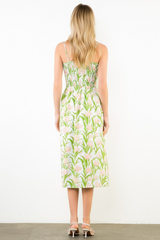 May floral midi