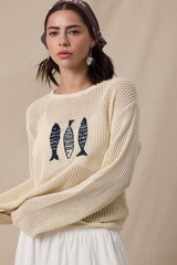 Nell fish sweater