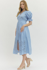 Heather dress in Light Blue