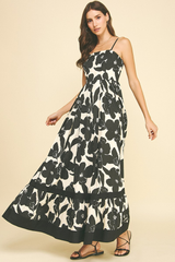 Tara maxi dress in black