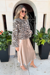 Sasha animal print jacket