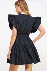 Maisy mini dress in black